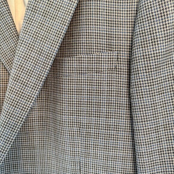 🕴️ Hart Schaffner Marx 46L Sport Coat – Classic Houndstooth Check - Picture 2 of 6